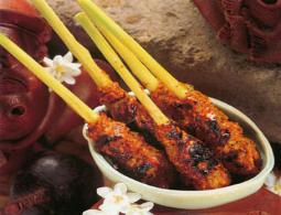 Sate Lilit at Mainski. Nusa Lembongan, Bali.