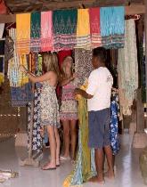 Shopping at Nusa Lembongan, Bali.