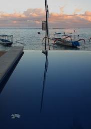 Nusa Lembongan Hotels. Island sunset coast