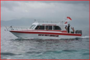 Rocky fast boat Nusa Lembongan ferry