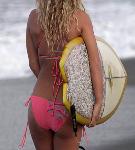 Girls surf too at Nusa Lembongan. Bali