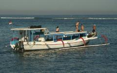 Nusa Lembongan, Bali  Public Ferry.