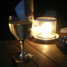 Candle lit dinners at Mainski, Nusa Lembongan Island Resort Hotel, Bali.