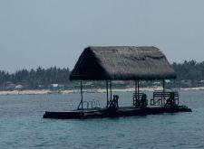 The pontoon, Nusa Lembongan, Bali.