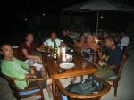 Dinner on nusa Lembongan beachfront