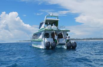 Ferry to Gili Trawangan, Lombok & Nusa Lembongan can be booked through Mainski