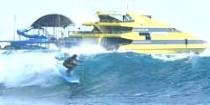 Playgrounds, Nusa lembongan with Bounty ferry behind